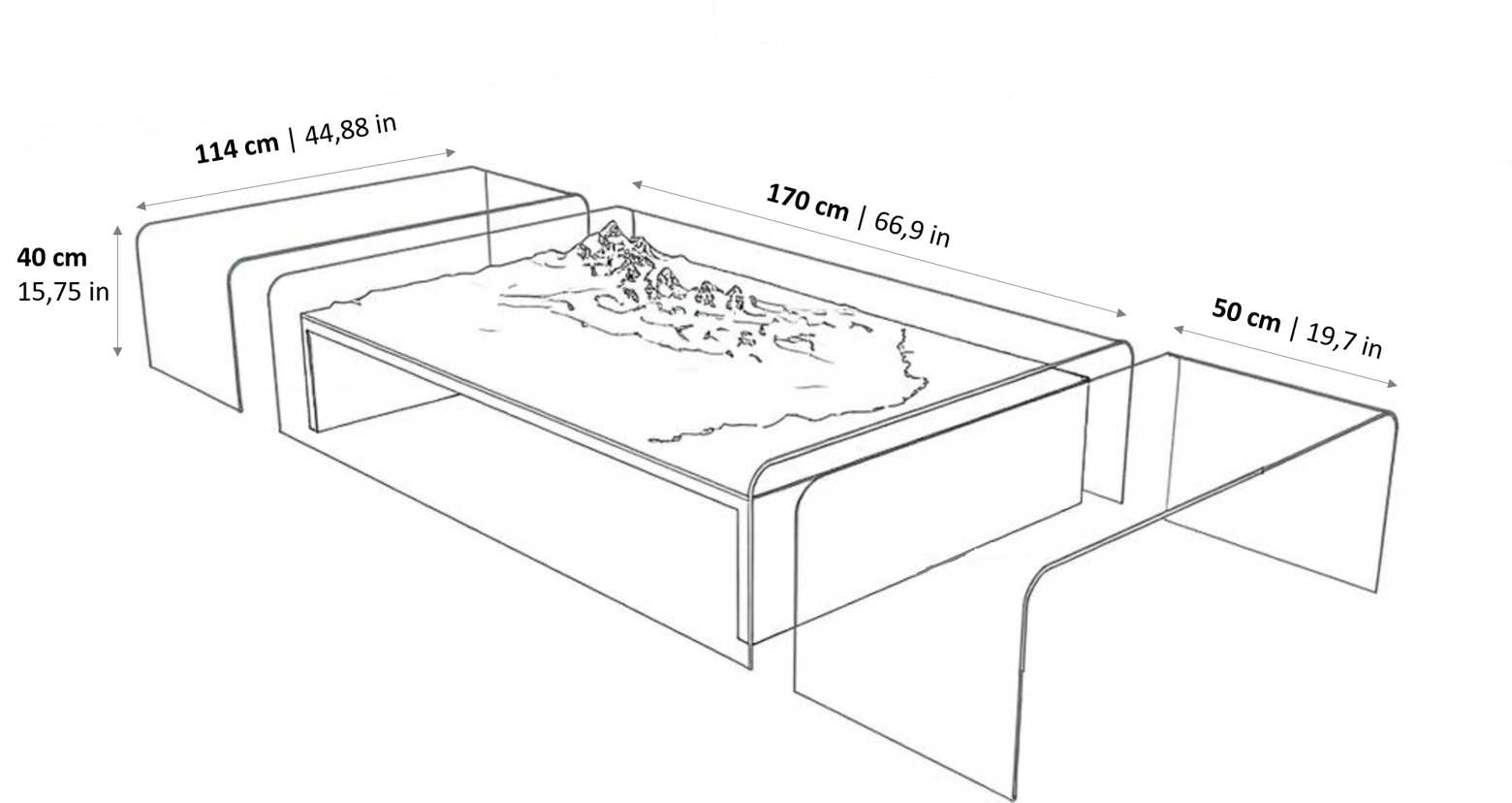 ALPES COFFEE TABLE