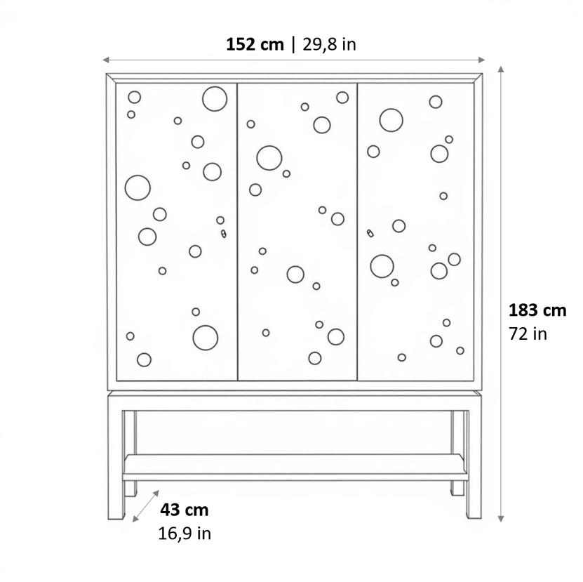 SATURNE BAR CABINET