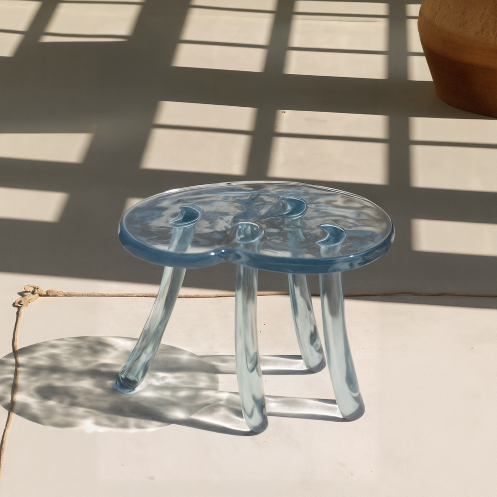 LUNG 2.0 LIGHT BLUE SIDE TABLE