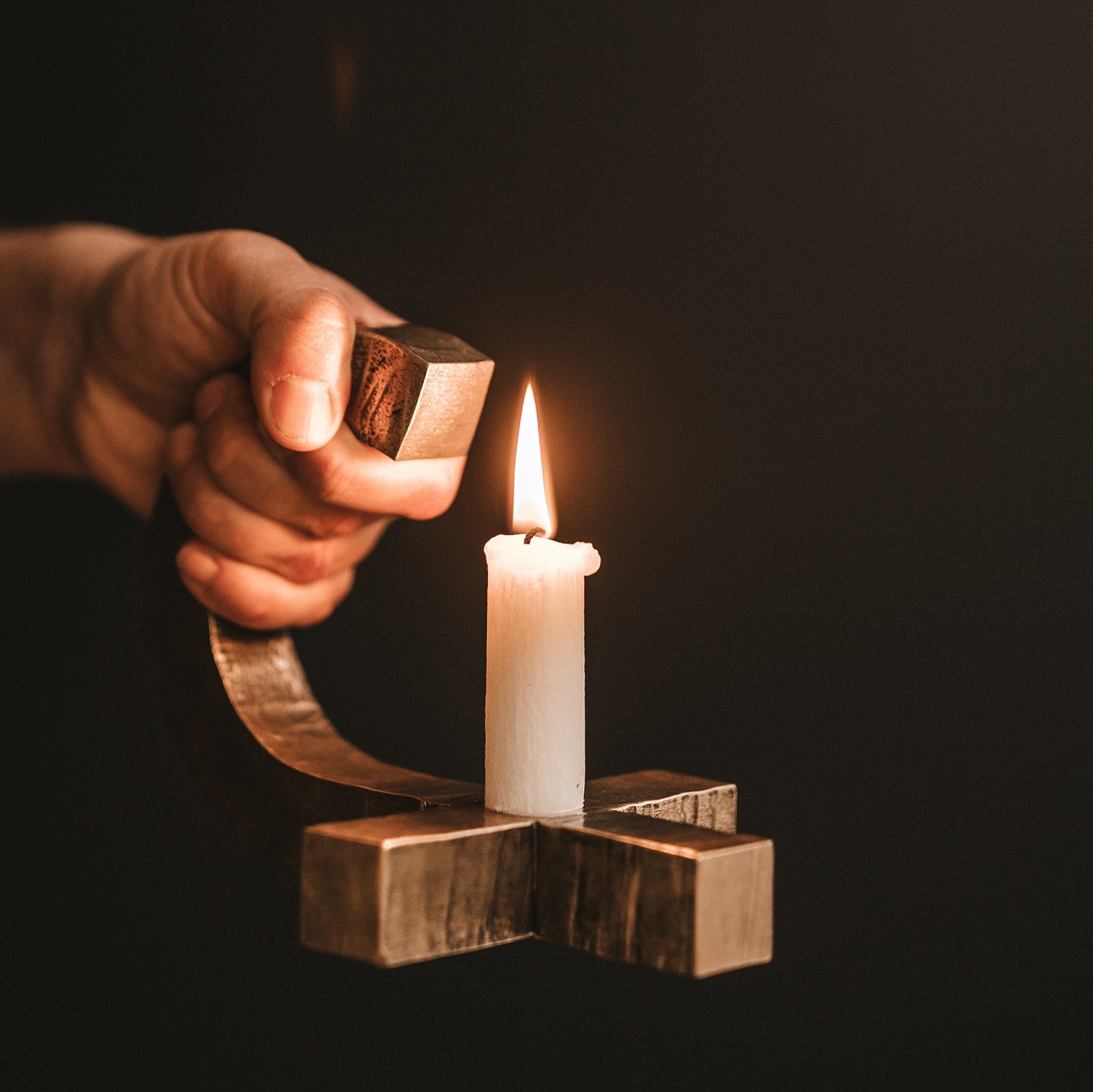 FORGE CANDLESTICK