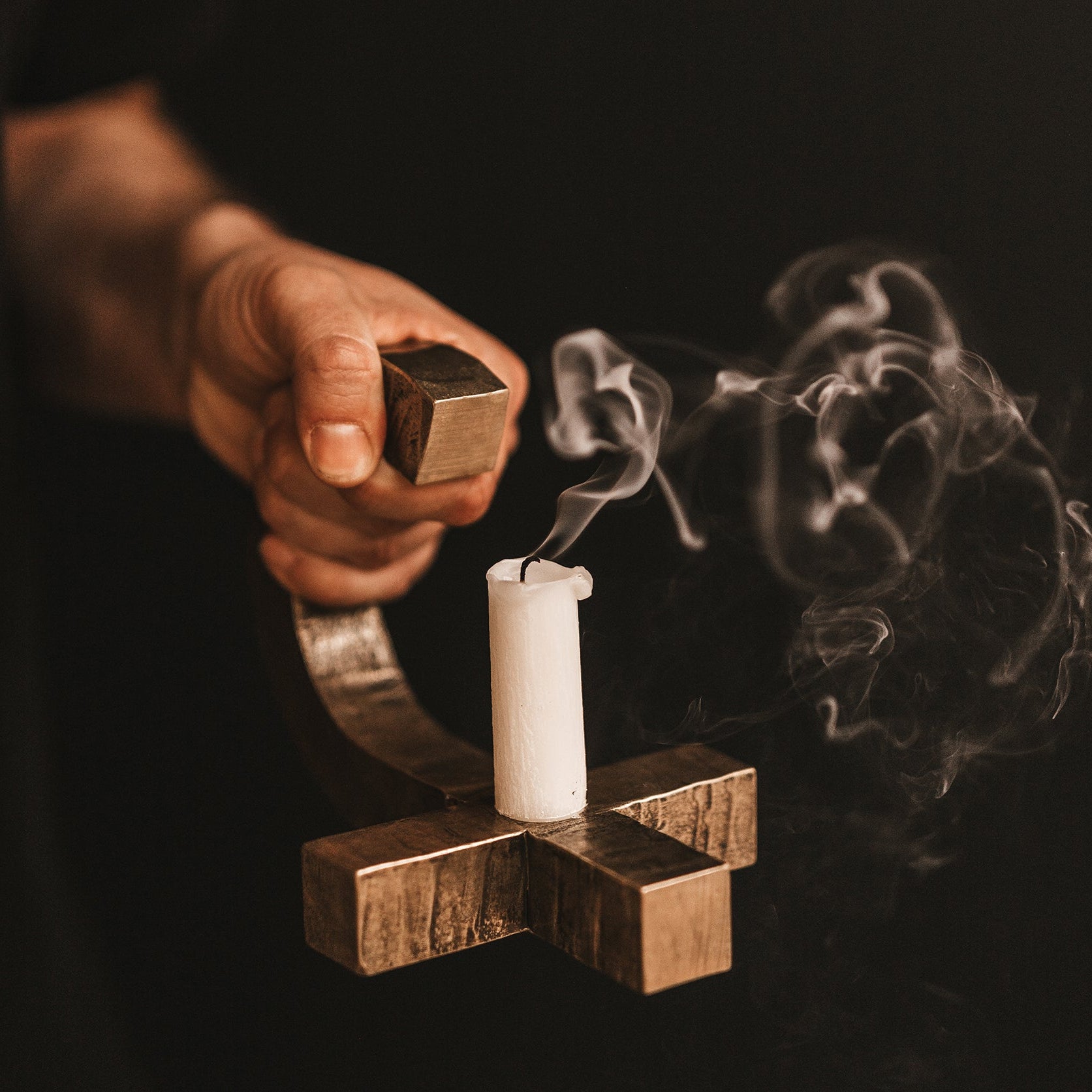 FORGE CANDLESTICK