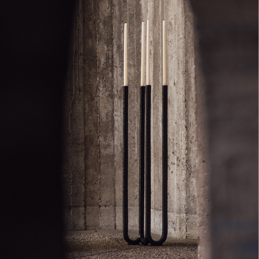 FORGE FLOOR CANDELABRA