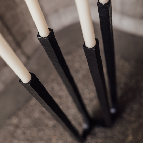 FORGE FLOOR CANDELABRA