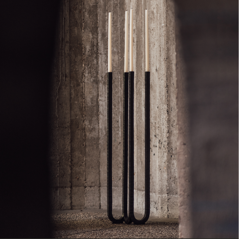 FORGE FLOOR CANDELABRA