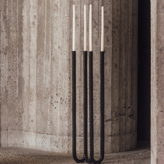 FORGE FLOOR CANDELABRA