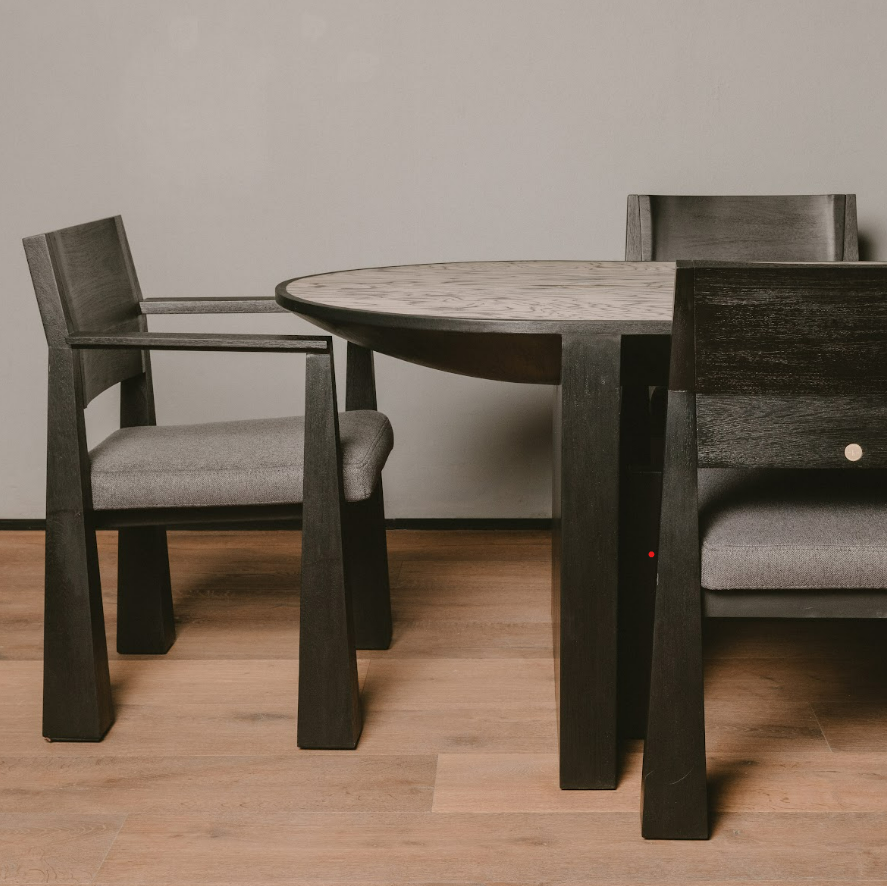 BRU DINING CHAIR WITH ARMS