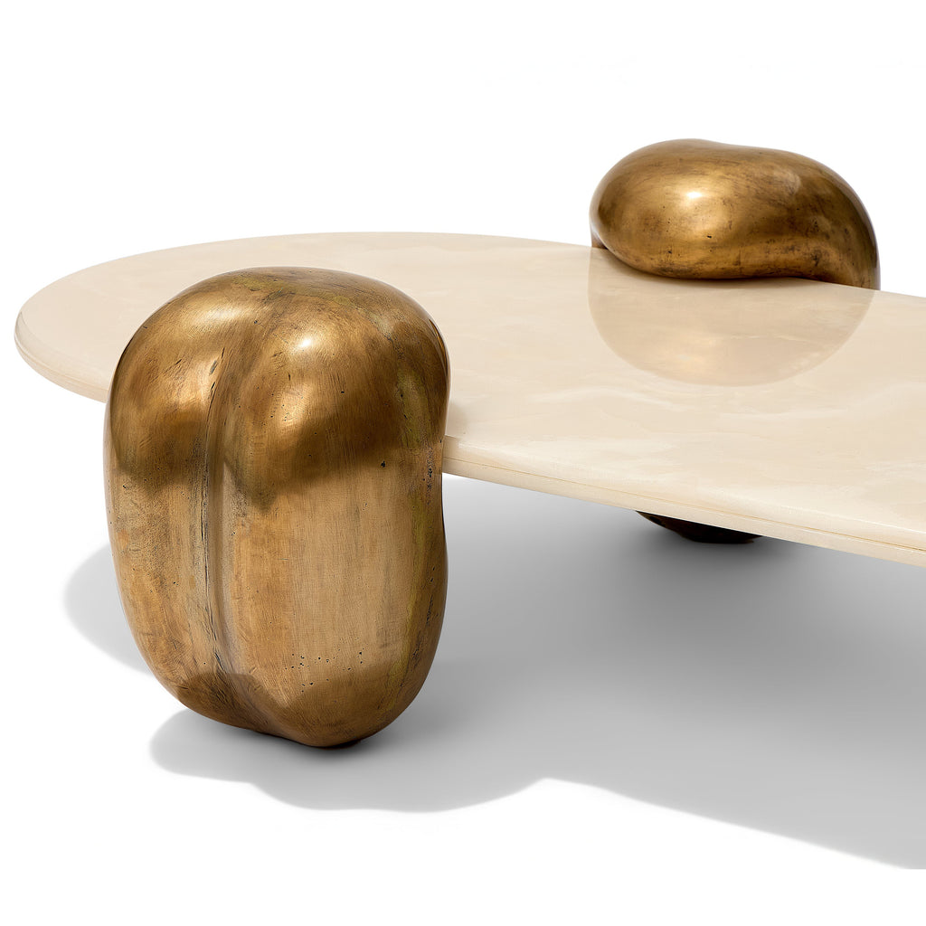 CANDY ELIPTICAL COFFEE TABLE